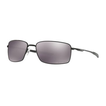 Oakley Men's Square Wire Prizm Sunglasses Polished Black/Prizm Black 60mm