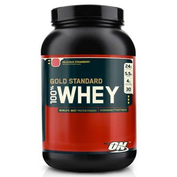 Optimum Nutrition Gold Standard 100 Percent Whey Protein Powder, 30-servings