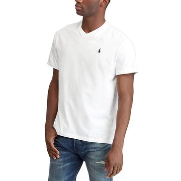 Polo Ralph Lauren Men's V-Neck Tee in White (Young Men's)