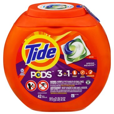Tide Pods Spring Meadow Tub Laundry Detergent, 42ct