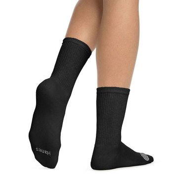 Hanes Women's Cool Comfort Crew Socks, 6-Pack