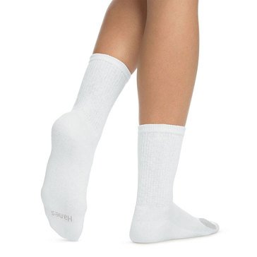Hanes Women s Breathable Cushioned Crew Socks, 6-Pack