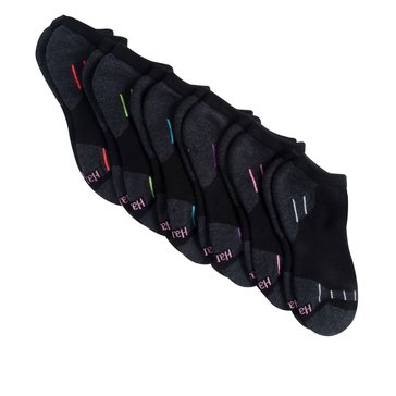Hanes Women's Sport Comfortable Performance No Show Socks, 6-Pack