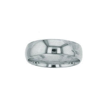 10K White Gold Comfort Fit Wedding Band