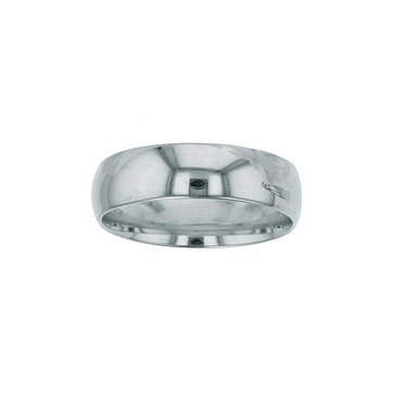 10K White Gold Comfort Fit Wedding Band