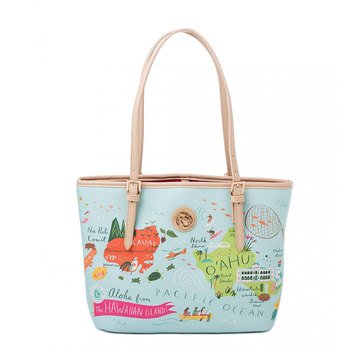 Spartina 449 Hawaii Zip Top Small Tote