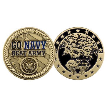 Challenge Coin Go Navy Beat Army Coin