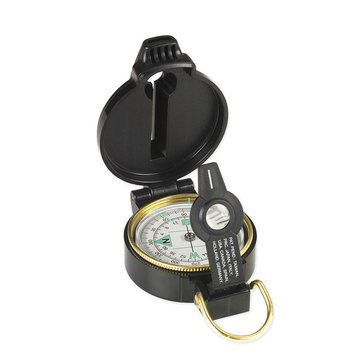 NduR Lensatic Compass with Whistle