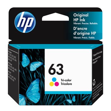 HP 63 Tri-Color Ink Cartridge (F6U61AN)