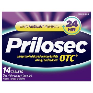 Prilosec Over the Counter Delayed Release Tablets, 14-count