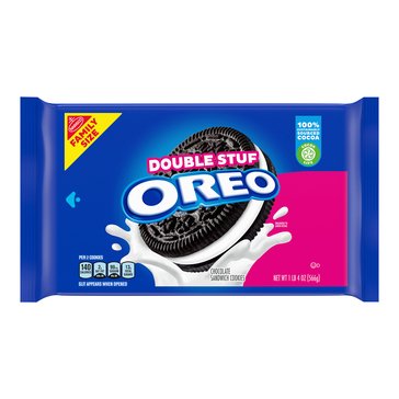 Oreo Family Size Double Stuf Sandwich Cookies, 18.71oz