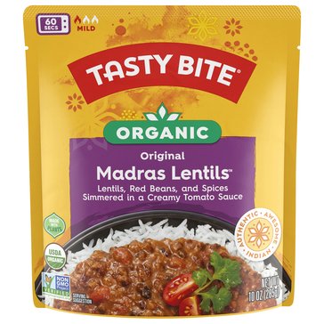 Tasty Bite Organic Madras Lentils, 10oz