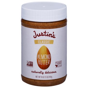 Justin's Classic Almond Butter, 16oz