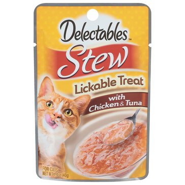 Hartz Delectables Stew Chicken Tuna Cat Food, 1.4 oz