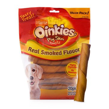 Hartz Oinkies 20-Pack Value Twist Dog Treats