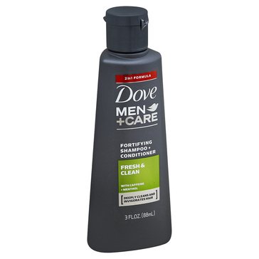 Dove Men 2 in 1 Fresh Clean Shampoo Conditioner 3oz