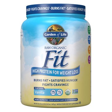 Garden Of Life Raw Fit Vanilla Fat Burning 28g Protein Powder,