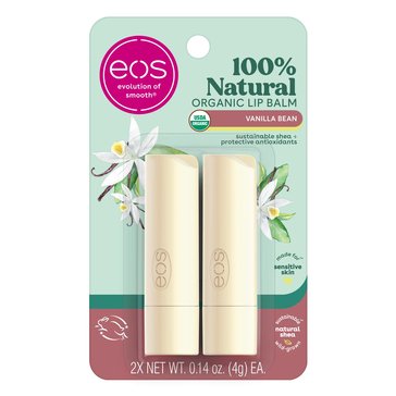 eos Lip Balm, Vanilla Sticks, .28oz, 2-Pack