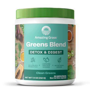 Amazing Grass Green Superfood Detox & Digest Powder, 30-servings