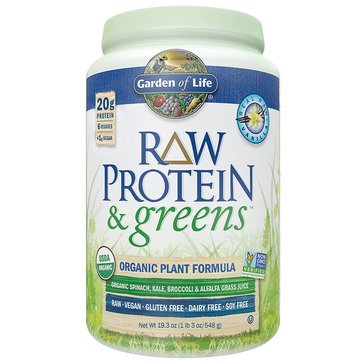 Garden Of Life Raw Protein & Greens Organic Vanilla Powder,