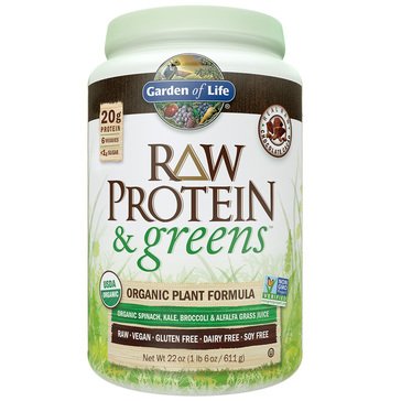 Garden Of Life Raw Protein & Greens Organic Powder Chocolate Powder,