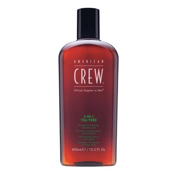 American Crew 3-in-1 Tea Tree Shampoo, Conditioner and Body Wash, 15.2oz