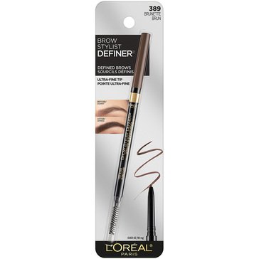 L'Oreal Paris Brow Stylist Definer Waterproof Eyebrow Mechanical Pencil Brunette .003 oz