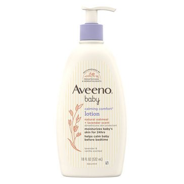 Aveeno Baby Calming Comfort Lotion, Lavender & Vanilla, 18oz