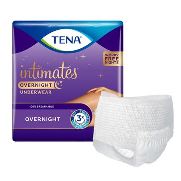 TENA Overnight Underwear, x-Large, 12-Count