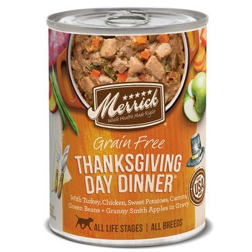 Merrick Classic Thanksgiving Day Dinner Adult Wet Dog Food