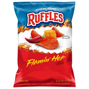 Ruffles XXL Flamin' Hot Chips, 8oz