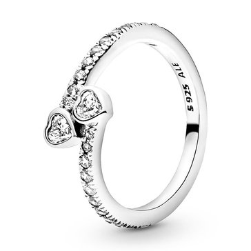 Pandora Forever Hearts Ring, Size 54