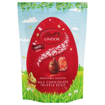 Lindt Lindor Milk Chocolate Eggs, 4.4oz