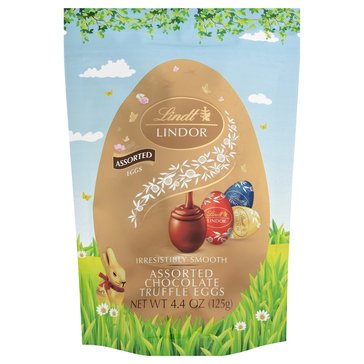 Lindt Lindor Assorted Chocolate Eggs, 4.4oz
