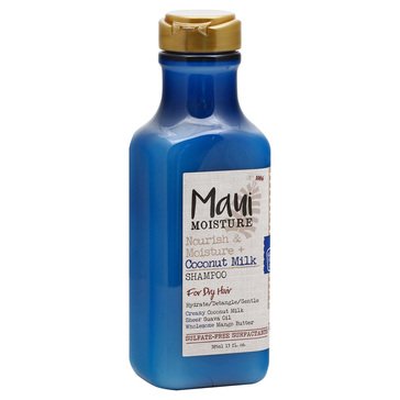 Maui Moisture Nourish and Moisture Coconut Milk Shampoo 13oz
