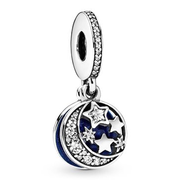 Pandora Vintage Night Sky Shimmering Midnight Charm