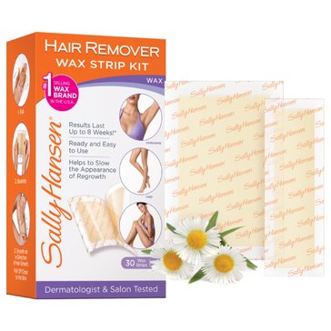 Sally Hansen Hair Removal Wax Strips 30-Count