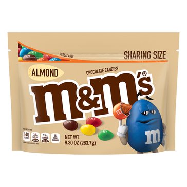 M&M's Almond Chocolate Candies, 9.3oz