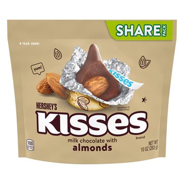 Hershey's Kisses with Almonds, 10oz