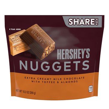 Hershey's Milk Chocolate Nuggets, 10.2oz