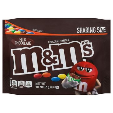 M&M's Milk Chocolate Candies, 10.7oz