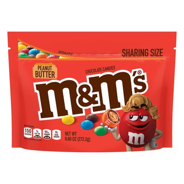 M&M's Peanut Butter Chocolate Candies, 9.6oz
