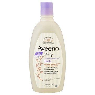 AVEENO BABY CALMING COMFORT BATH LAVENDAR & VANILLA 18 OZ