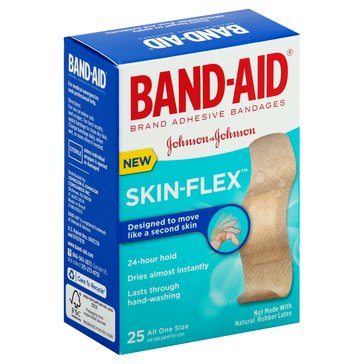 BAND-AID Skin Flex One Size, 25ct