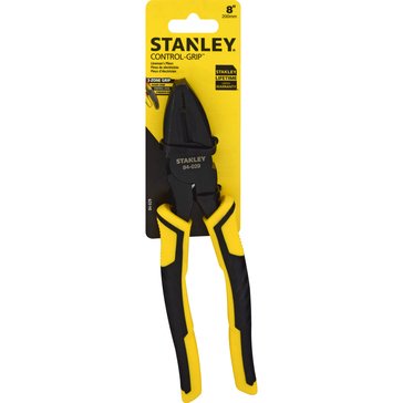 Stanley BiMaterial Lineman Cutting Plier 8-Inch