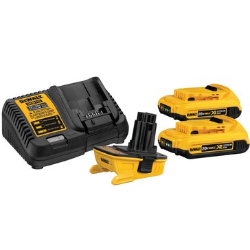 Dewalt 18-20-Volt Adapter Battery Combo Kit