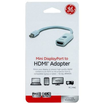 GE Mini Display Port to HDMI Pigtail Adapter