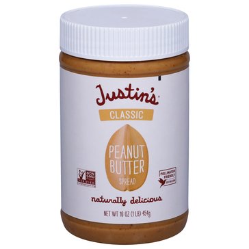 Justin's Classic Nut Butter Peanut Butter, 16oz