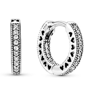 Pandora Hearts of Pandora Hoop Earrings