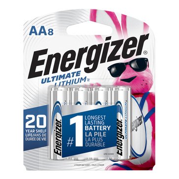 Energizer Ultimate Lithium AA Battery-8 Pack